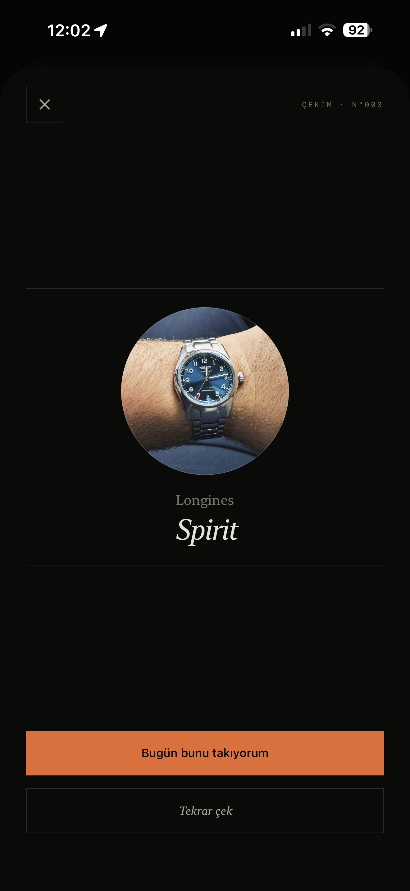 Bugün ne taksam kartı